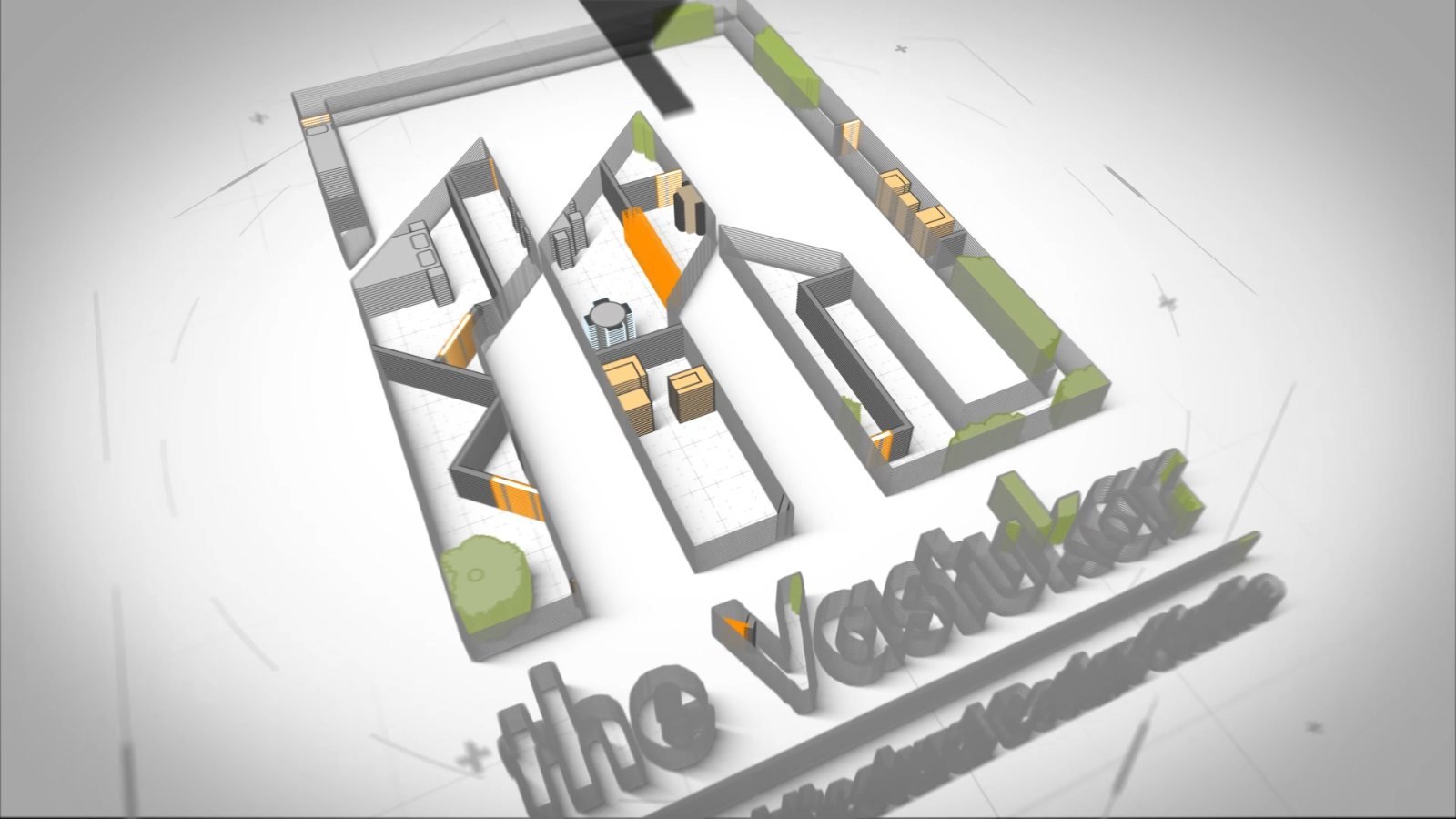 Extruded architectural plan study from The Vastukar studio film